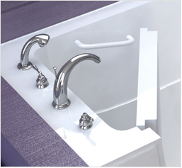 faucet accessory deck area