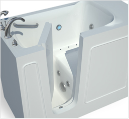 Walk-in tub seat standard